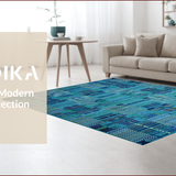 Chic Geometric Blush Aesthetic(Blue)