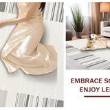 Contemporary Neutral Linear Design(White)