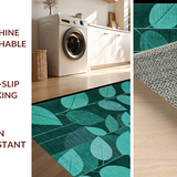 Contemporary Abstract with Blue Tones(Green)