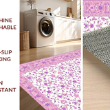 Ultra Soft Area Rug, Non Slip, Stain Resistant, Washable Area Rugs for Living Room, Bedroom, Enchanting Princess-Themed Artwork(White)