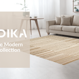 Ultra Soft Area Rug, Non Slip, Stain Resistant, Washable Area Rugs for Living Room, Bedroom, Natural Circle Boho Elegance(Beige)
