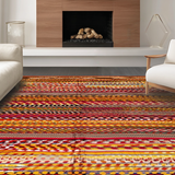 Contemporary Colorful Textile Art(Red)