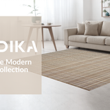 Inviting Subtle Checkered Design(Beige)