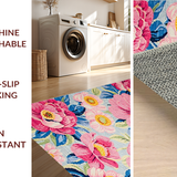 Bright Eclectic Floral Artwork(Pink)