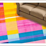 Eclectic Colorful Stripe Motif(Yellow)