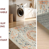 Sophisticated Faded Floral Design(Gray)