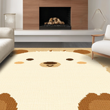 Charming Kawaii Bear Motif(Beige)