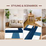 Elegant Navy Blue Ripple Effect(Blue)