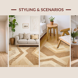 Contemporary Warmth Arrow Motif(Beige)