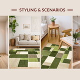 Elegant Modern Tiled Geometry(Green)