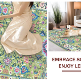 Colorful Retro Patterned Motif(Green)