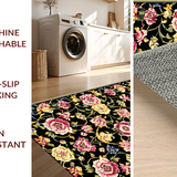 Sophisticated Black and Pink Blossom(Black)