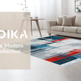 Eclectic Stained Abstract Motif(Gray)