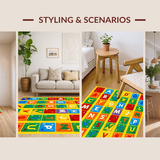 Lively Round Typography Display(Red)