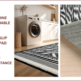 Exotic Striped Monochrome Aesthetic(Black)