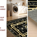 Contemporary Geometric Border Style(Black)