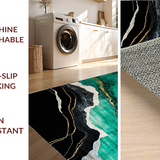 Chic Black and Green Harmony(Black)