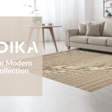 Ultra Soft Area Rug, Non Slip, Stain Resistant, Washable Area Rugs for Living Room, Bedroom, Modern Cozy Tanned Decor(Beige)