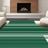 Stylish Geometric White and Green(Green)