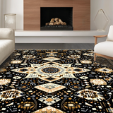 Eclectic Medallion Patterned Aesthetic(Black)