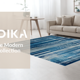 Dynamic Cross Woven Geometric Style(Blue)