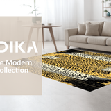 Ultra Soft Area Rug, Non Slip, Stain Resistant, Washable Area Rugs for Living Room, Bedroom, Stylish Beige Leopard Textures(Beige)