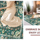 Artful Green Trellis Composition(Green)