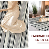 Elegant Black Cream Geometric Design(Black)