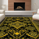 Striking Tribal Symmetrical Artistry(Black)