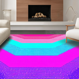 Charming Rainbow Abstract(Pink)