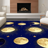 Ethereal Moonlit Patterned Elegance(Blue)