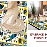 Cultural Tropical Bird Motif(White)