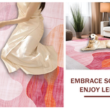 Trendy Fluid Artistic Lines(Pink)