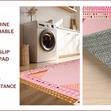 Ultra Soft Area Rug, Non Slip, Stain Resistant, Washable Area Rugs for Living Room, Bedroom, Chic Contemporary Animal Motif(Pink)