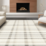 Bold Earthy Plaid Accents(Beige)