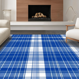 Cozy Gingham Patterned Delight(Blue)