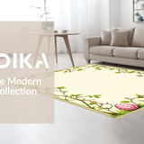 Festive Colorful Rabbit Illustration(Beige)