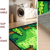 Bright Patterned Landscape(Green)