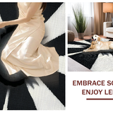 Bold Graphic Contrast in Neutral Tones(Black)