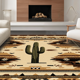 Vintage Cowboy Desert Scene(Beige)