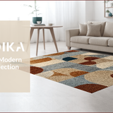 Ultra Soft Area Rug, Non Slip, Stain Resistant, Washable Area Rugs for Living Room, Bedroom, Contemporary Neutral Office Non-Shedding Abstract Rug(Beige)