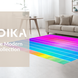 Joyful Shag Patterned Decor(Blue)