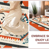 Ultra Soft Area Rug, Non Slip, Stain Resistant, Washable Area Rugs for Living Room, Bedroom, Neutral Tufted Bath Rug for Minimalist Decor(Orange)