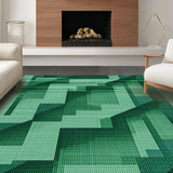 Contemporary Green Stripe Aesthetic(Green)