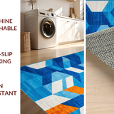Elegant Trellis Blue Hues(Blue)