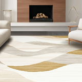 Contemporary Elegant Flowing Shapes(Beige)