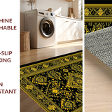 Striking Tribal Symmetrical Artistry(Black)