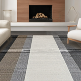 Contemporary Two Tone Stripe Fusion(Gray)