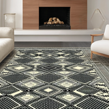 Elegant Earthy Toned Lattice(Black)