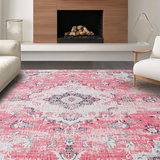 Artistic Distressed Floral Composition(Pink)